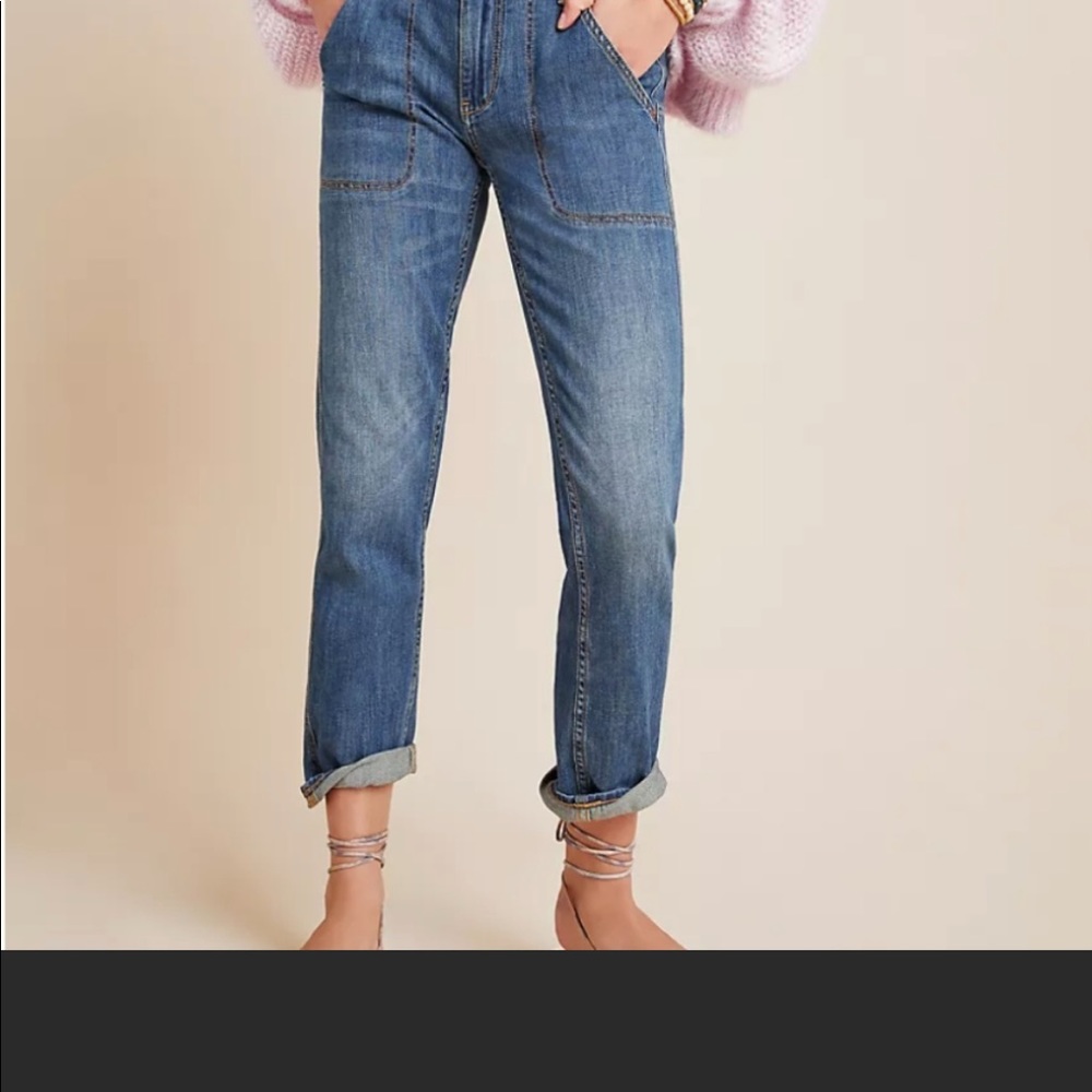 Anthropologie Slim Boyfriend Jeans